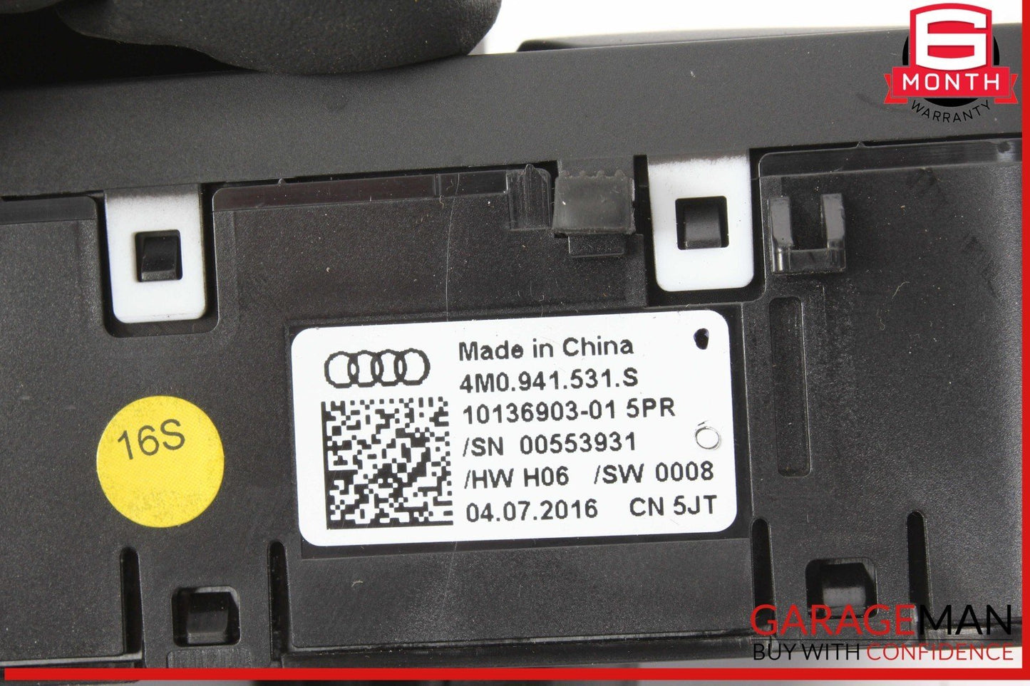 2018-2024 Audi S5 Headlight Head Lamp Control Control 4M0941531S Genuine
