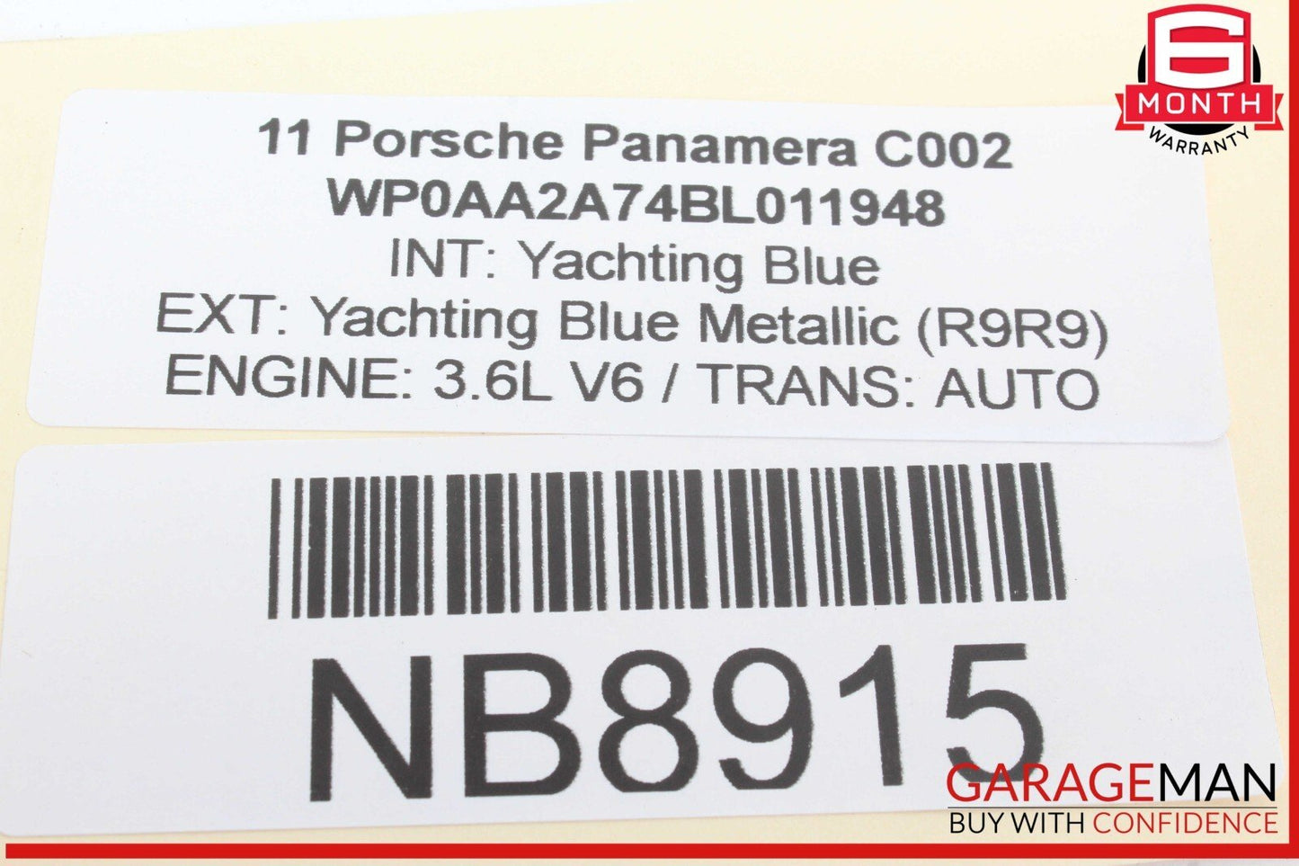 10-16 Porsche Panamera 970 Front Left Driver Side Door Control Module OEM