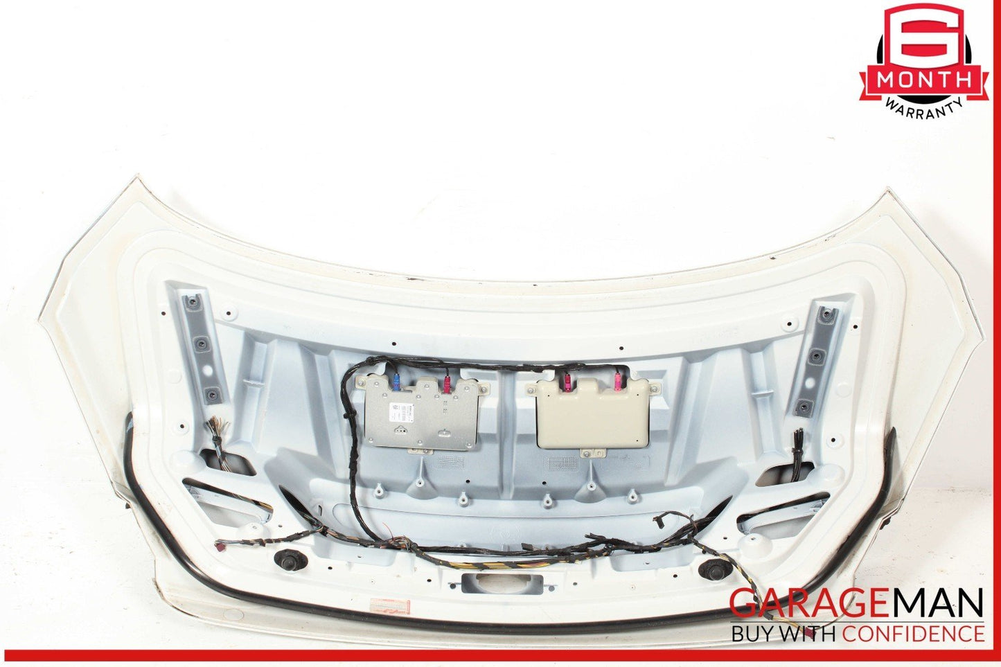 12-18 BMW 640i 650i F06 Trunk Lid Panel Assembly White OEM