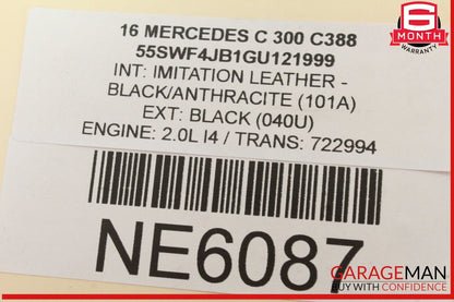 15-20 Mercedes W205 C300 Radiator Coolant Overflow Expansion Reservoir Tank OEM