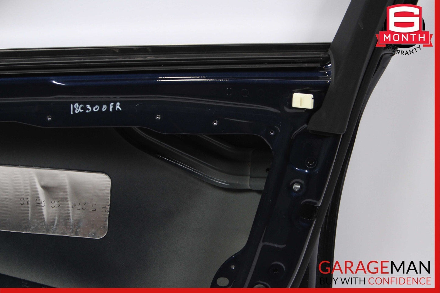 15-18 Mercedes W205 C300 Front Right Passenger Side Exterior Door Shell Blue OEM