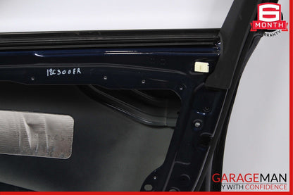 15-18 Mercedes W205 C300 Front Right Passenger Side Exterior Door Shell Blue OEM