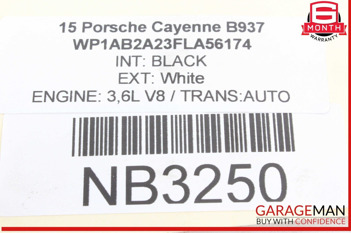 11-18 Porsche Cayenne 958 Rear Right / Left Suspension Upper Forward Control Arm