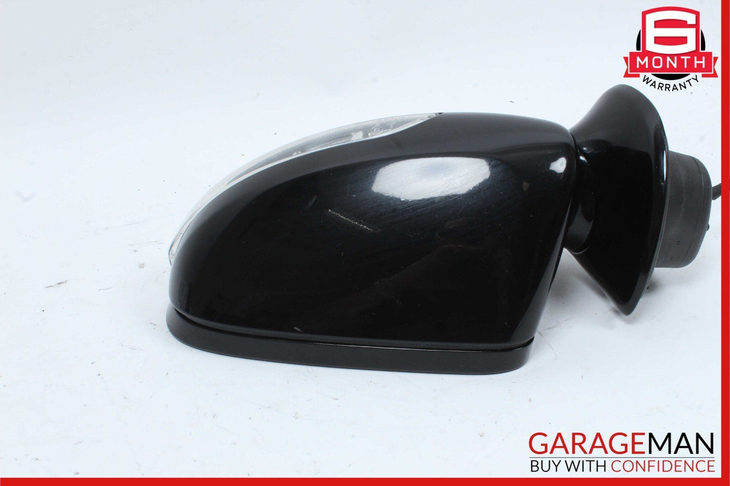 07-09 Mercedes W211 E63 AMG Left Driver Side Rear View Door Mirror Black OEM