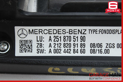 09-13 Mercedes GL350 ML550 R350 Left / Right Headrest Screen Monitor Display