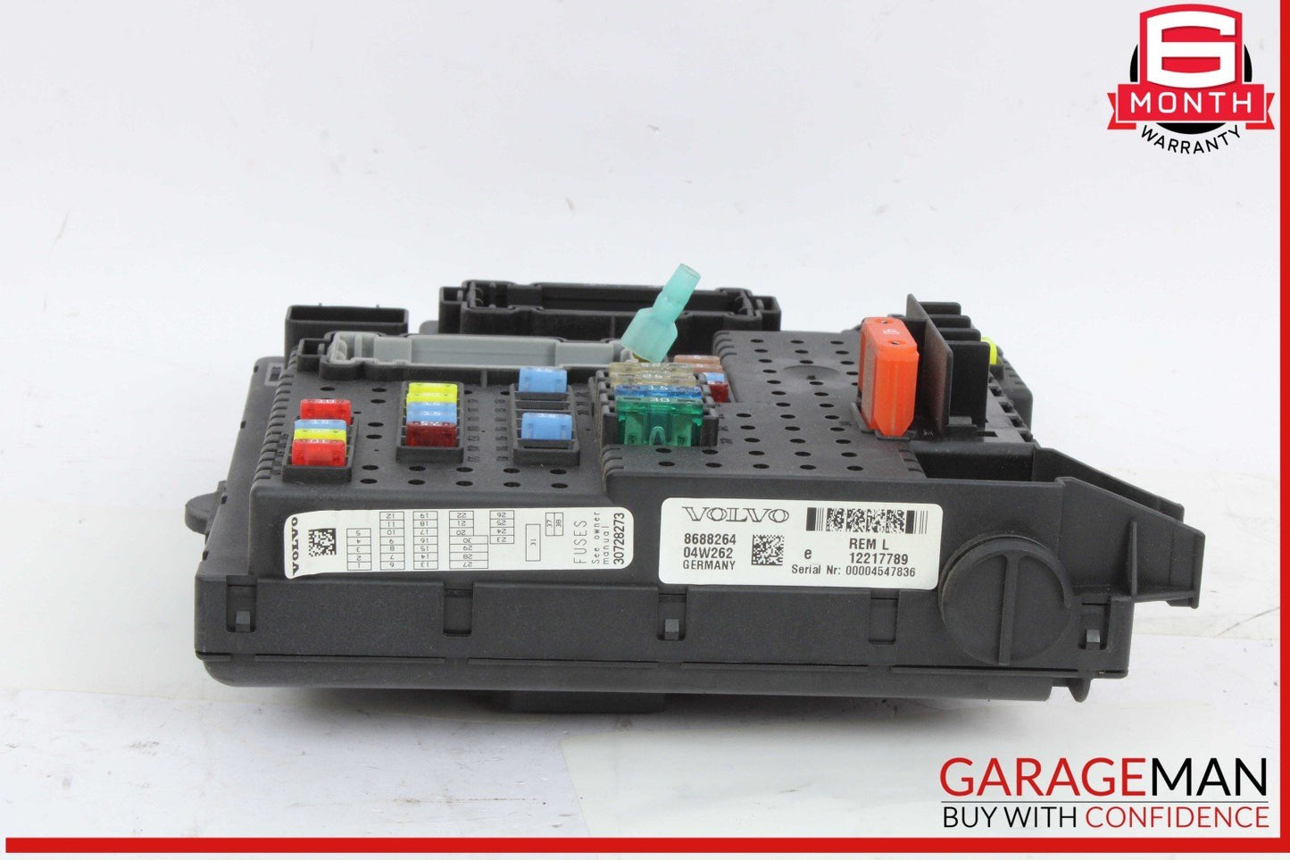 05-07 Volvo S60 V70 Rear Trunk Fuse Panel Relay Box 8688264 OEM