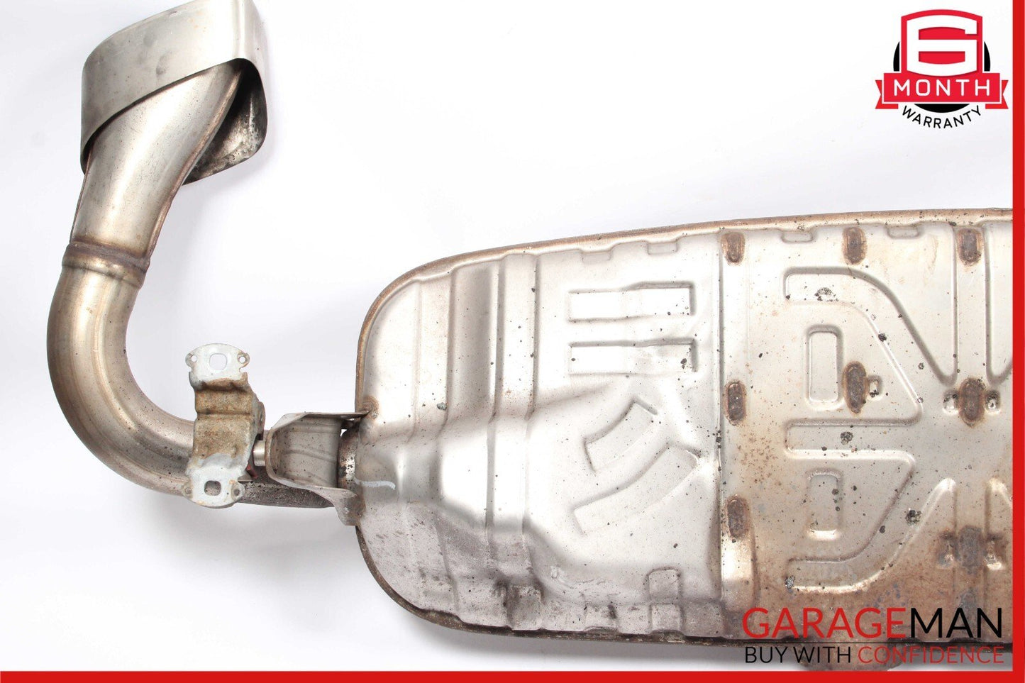 08-10 Porsche Cayenne 957 Complete Exhaust Muffler Tips Pipe Assembly OEM
