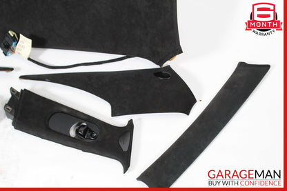 03-13 Maserati Quattroporte M139 Roof Headliner Pillar Set Trim Suede OEM