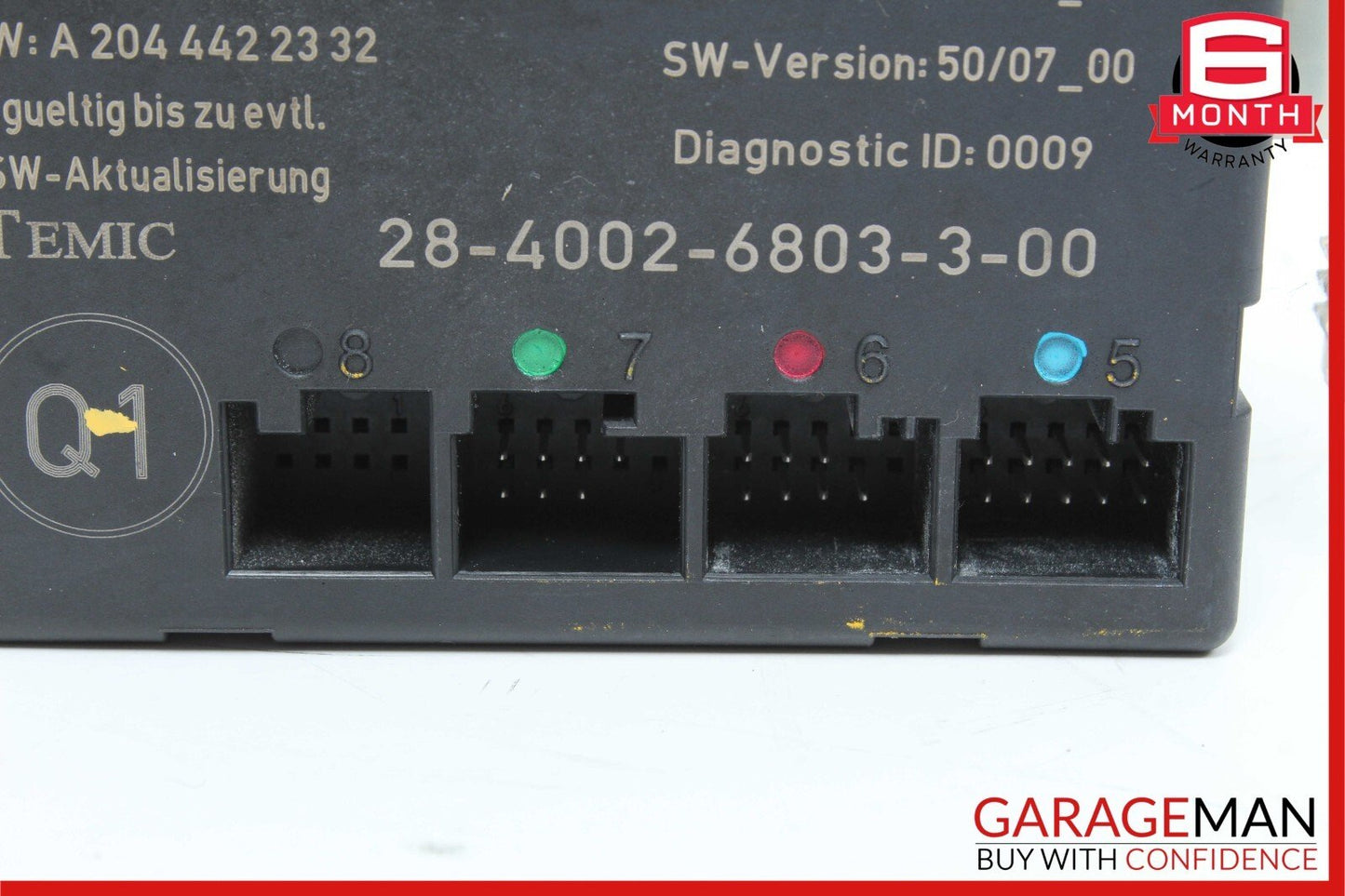 08-18 Mercedes W204 C300 C250 E400 Front Right Side Door Control Module Unit