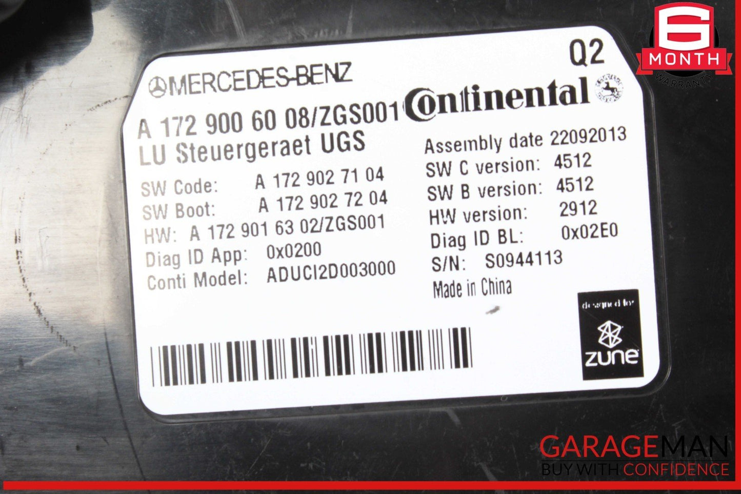 12-20 Mercedes W117 CLA250 E550 GL550 Communication Control Module Unit OEM