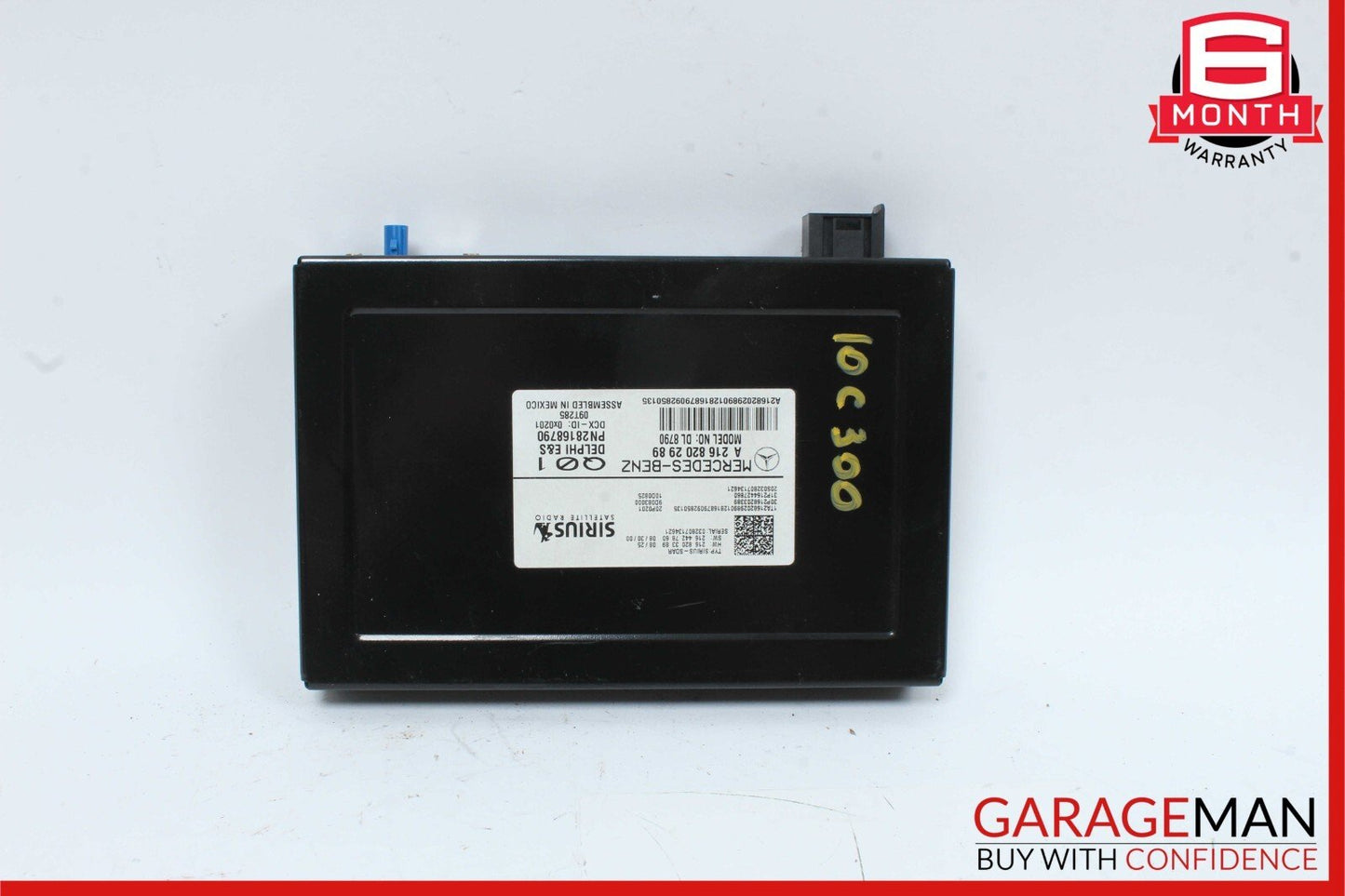 Mercedes W204 C300 S550 SL550 Sirius Satellite Radio Receiver Module Unit OEM