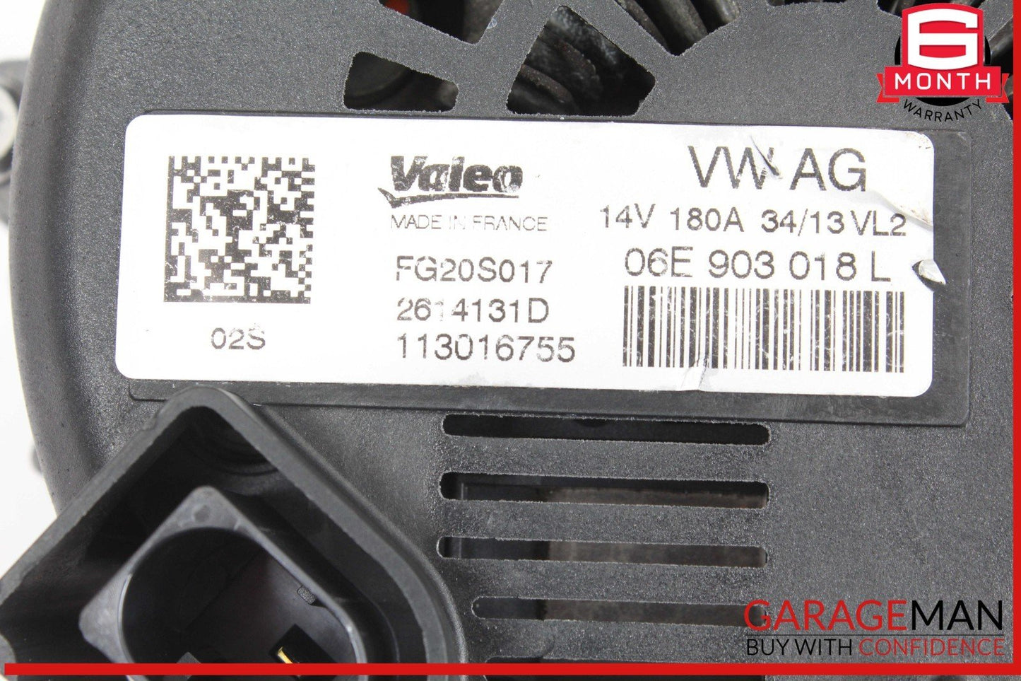 14-17 Audi SQ5 Engine Motor Alternator Generator Valeo 06E903018L OEM