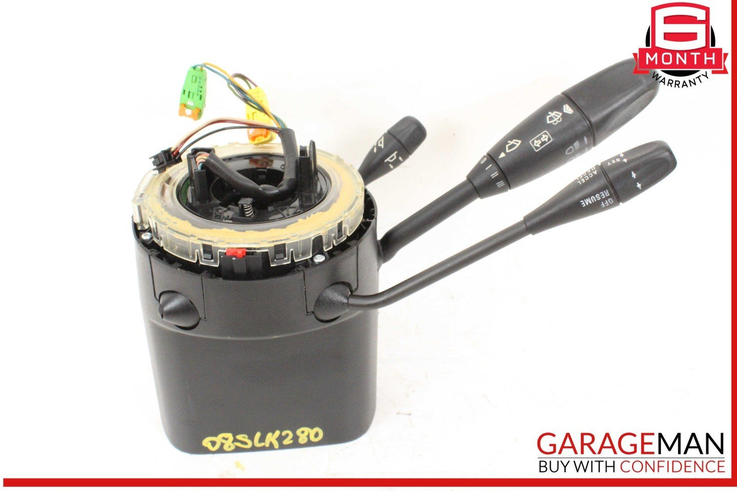05-08 Mercedes R171 SLK280 Steering Column Control Switches Assembly Black OEM