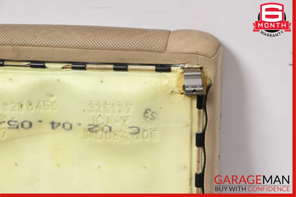 06-11 Mercedes W219 CLS500 Rear Right Side Lower Bottom Seat Cushion Brown