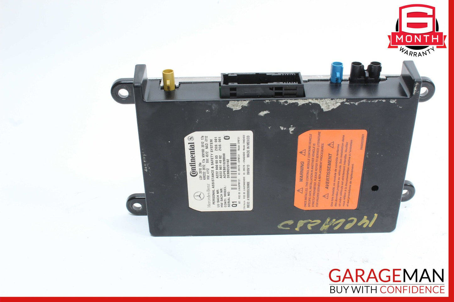 14-17 Mercedes W212 E550 C250 SL500 Communication Control Module 2229006003 OEM