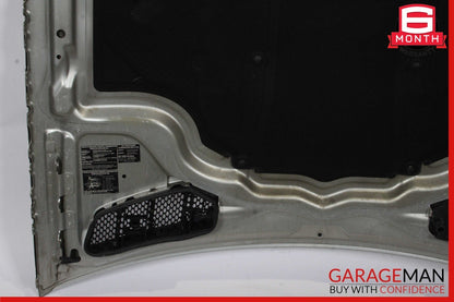 03-08 Mercedes R230 SL500 SL600 Front Hood Bonnet Cover Panel Brilliant Silver