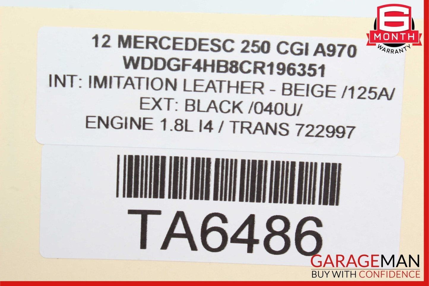 08-18 Mercedes W204 C250 E350 Seat Control Module Front Left Driver Side OEM