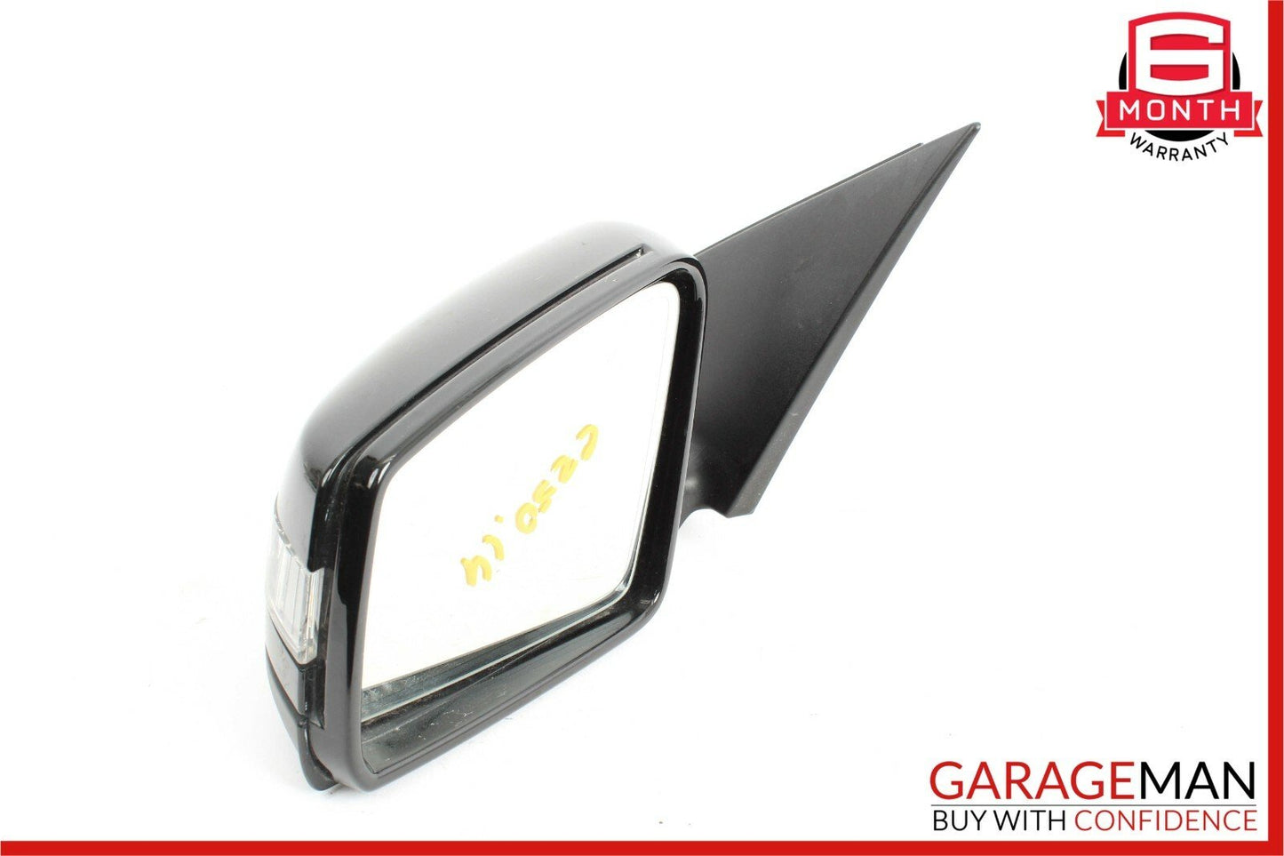 12-14 Mercedes W204 C250 C63 AMG Front Left Side Mirror Rear View Door Black OEM