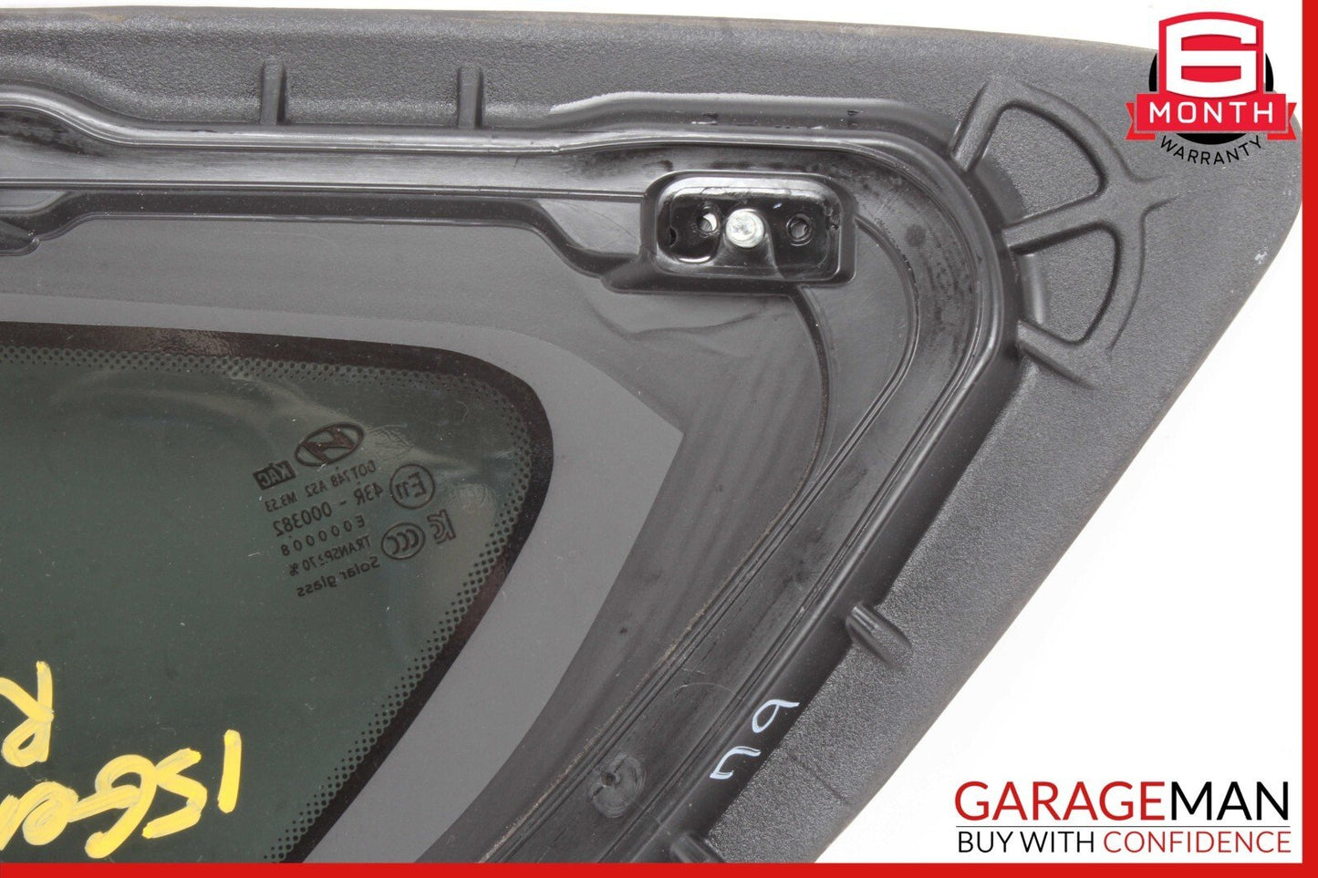 15-20 Hyundai Genesis Rear Right Side Quarter Glass Window Panel OEM