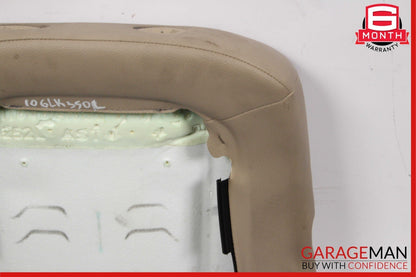 10-15 Mercedes X204 GLK350 Front Left Top Upper Seat Cushion Cover Brown OEM