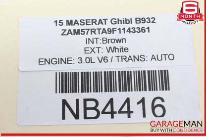 14-17 Maserati Ghibli M157 Rear Right or Left Side Control Arm 670007251 OEM