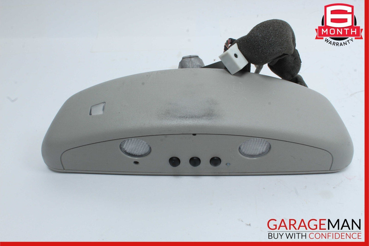 10-16 Mercedes W204 C300 4Matic E350 E400 Interior Rear View Mirror Gray OEM
