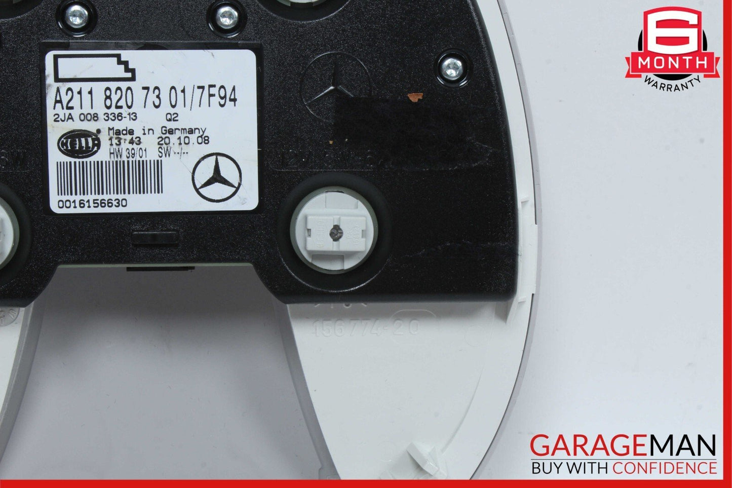 06-11 Mercedes W211 E350 CLS350 CLS550 Rear Overhead Dome Light Reading Map Grey