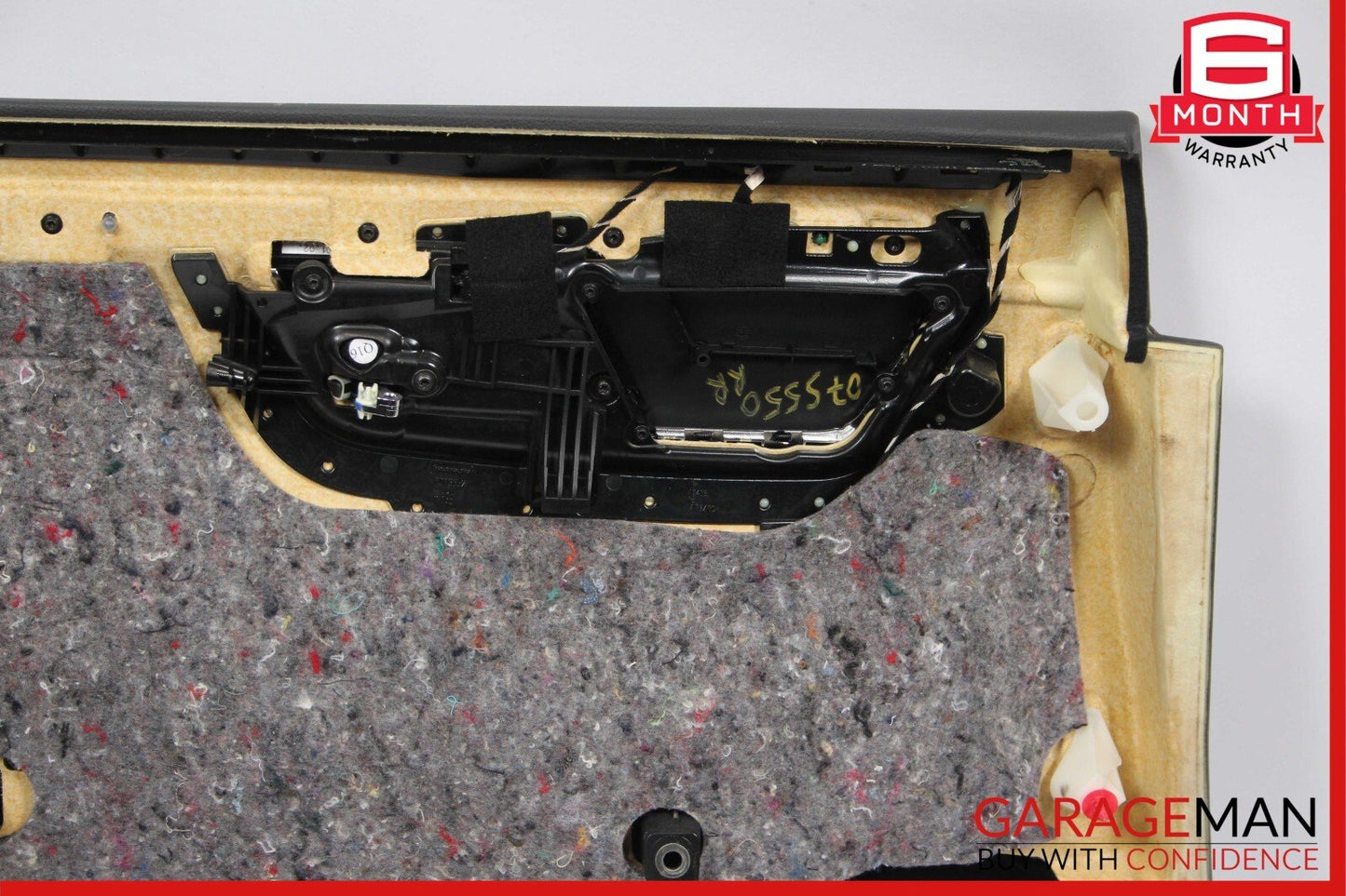 07-09 Mercedes W221 S550 Rear Right Passenger Interior Door Panel Black OEM