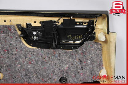 07-09 Mercedes W221 S550 Rear Right Passenger Interior Door Panel Black OEM