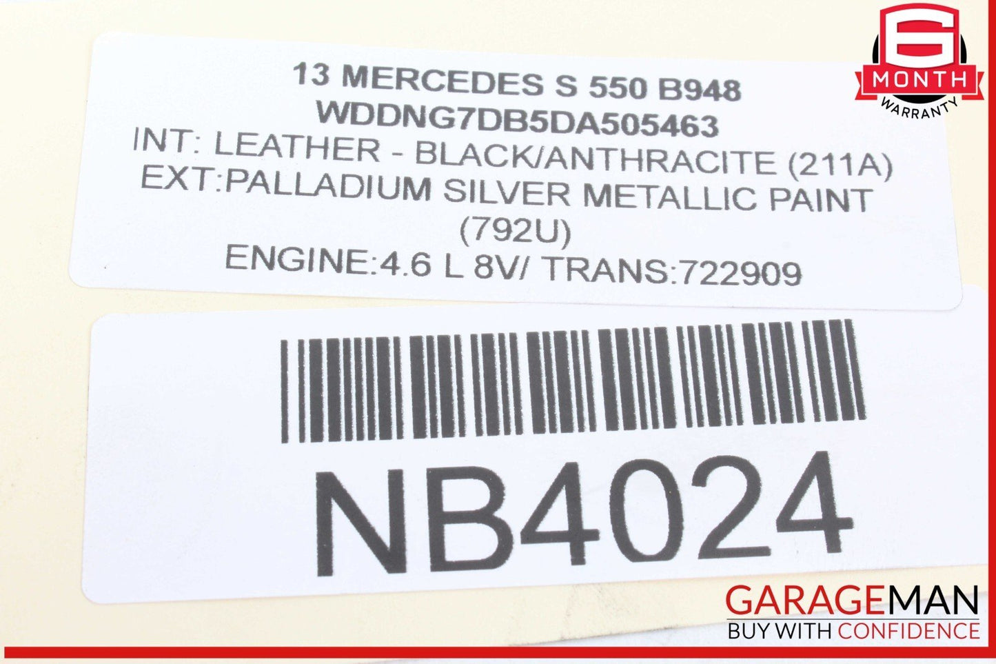 07-14 Mercedes W221 S550 CL550 CL600 Front Right Side Lower Control Arm RWD OEM