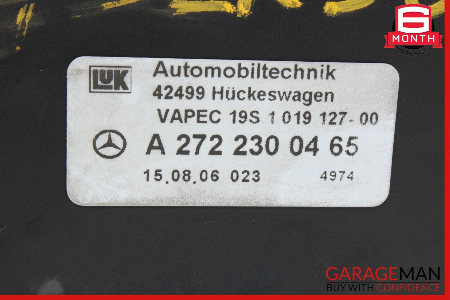 06-11 Mercedes R171 SLK300 E350 Engine Motor Brake Vacuum Pump 2722300465 OEM