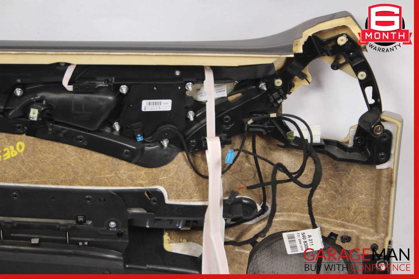 07-09 Mercedes W211 E350 Interior Door Panel Front Right Side OEM
