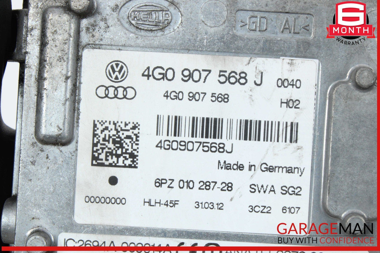 12-18 Audi A7 Rear Right Lane Assist Blind Spot Radar Sensor OEM