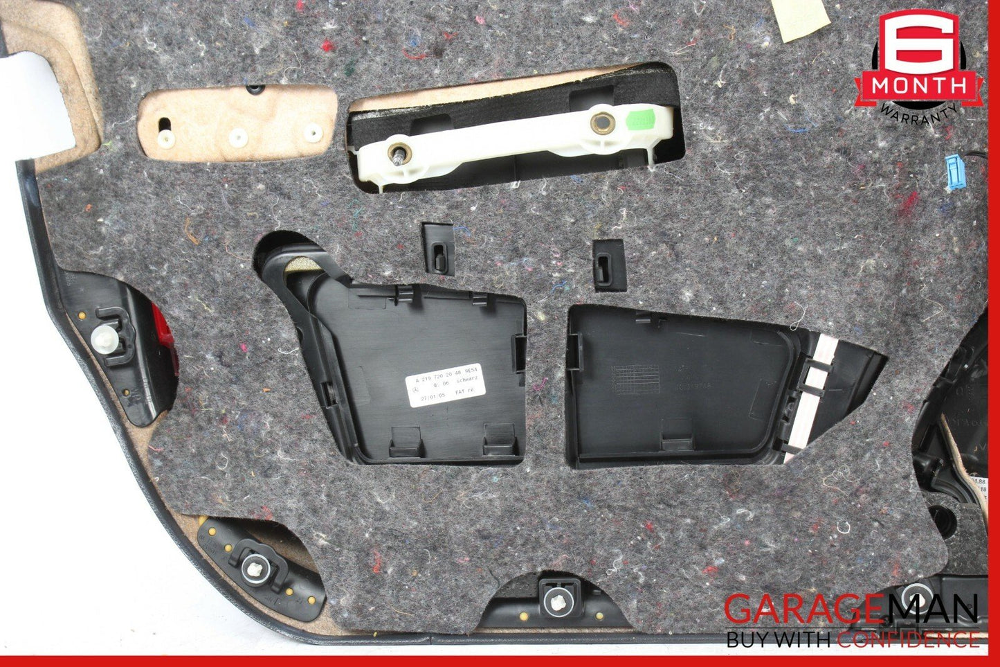 06-11 Mercedes W219 CLS500 Front Right Side Interior Door Panel Anthracite