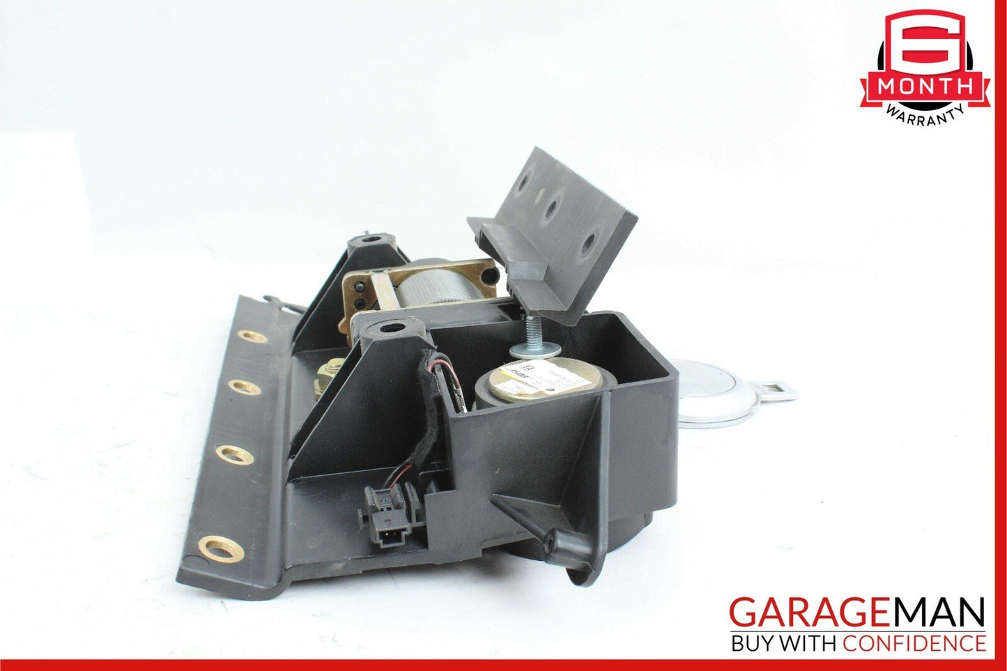 03-08 Mercedes R230 SL500 Rear Left Seat Belt Retractor Speaker Luggage Assembly