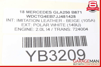 16-24 Mercedes X156 GLA250 Rear Right Upper Control Arm OEM 2463501006