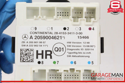 16-19 Mercedes W205 C300 C350e Rear Right Passenger Side Door Control Module OEM