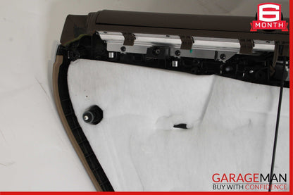 11-17 Porsche Cayenne 958 Rear Right Side Interior Door Panel Assembly Brown OEM