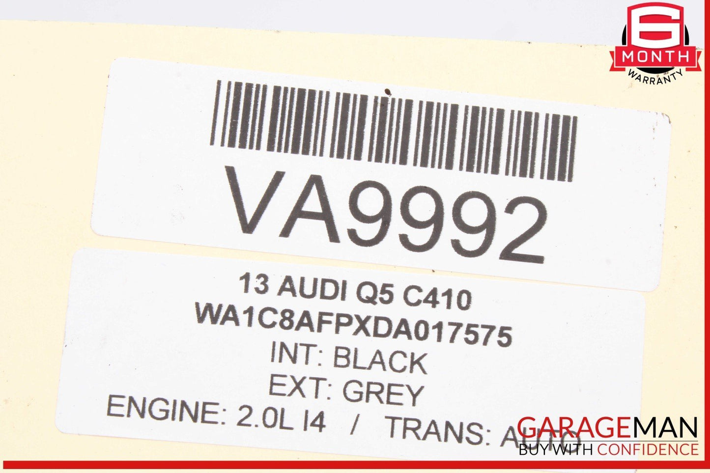 09-17 Audi Q5 SQ5 Front Windshield Washer Tank Filler Neck 8R0955452A OEM