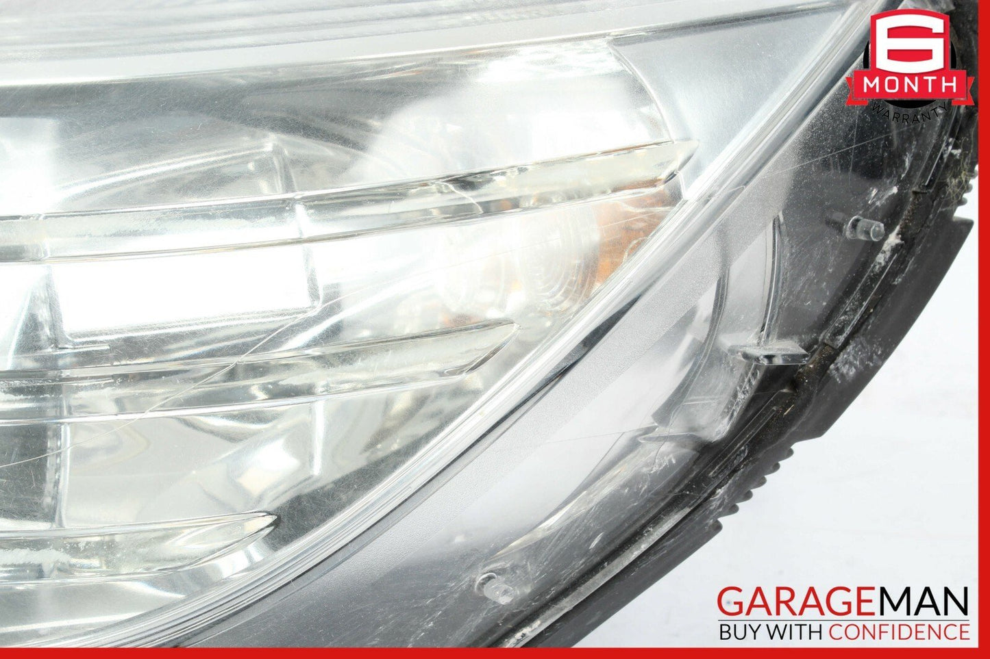 08-11 Mercedes W204 C300 Front Left Side Headlight Head Light Lamp Halogen OEM