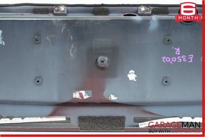 07-09 Mercedes W211 E350 E63 AMG Trunk Lid Tailgate License Plate Panel Red