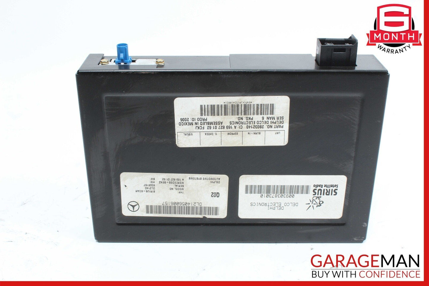03-09 Mercedes W211 E350 4MATIC Sirius Satellite Radio Receiver Module OEM