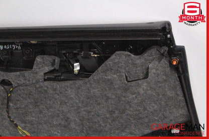 14-16 Mercedes W212 E400 E550 Rear Right Interior Door Panel Leather Grey OEM