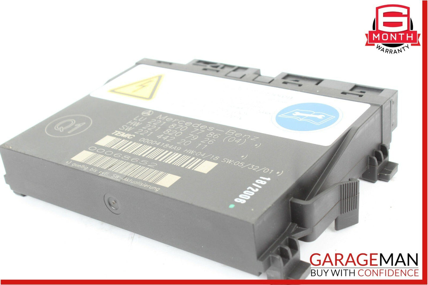 07-09 Mercedes W221 S550 Front Left or Right Side Seat Computer Control Module