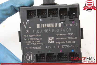 12-19 Mercedes X166 GL450 Front Left Drive Side Door Control Module Unit OEM