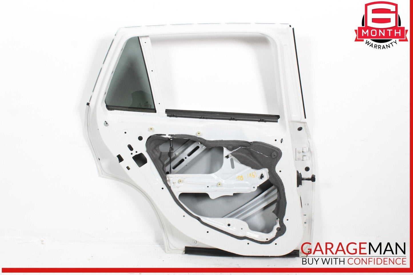 12-15 BMW X1 Rear Left Driver Side Door Shell White OEM