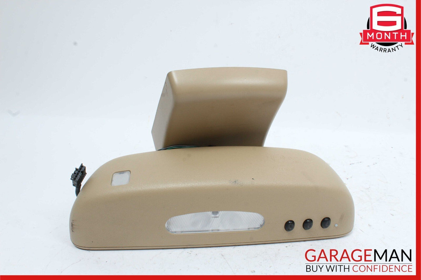 07-09 Mercedes W221 S550 Interior Top Upper Rear View Inside Dim Mirror Brown