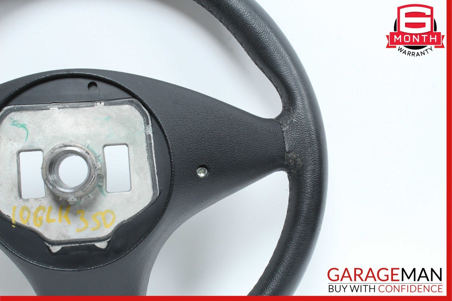 08-12 Mercedes X204 GLK350 C280 C300 3 Spoke Steering Wheel 2044601203 Black OEM
