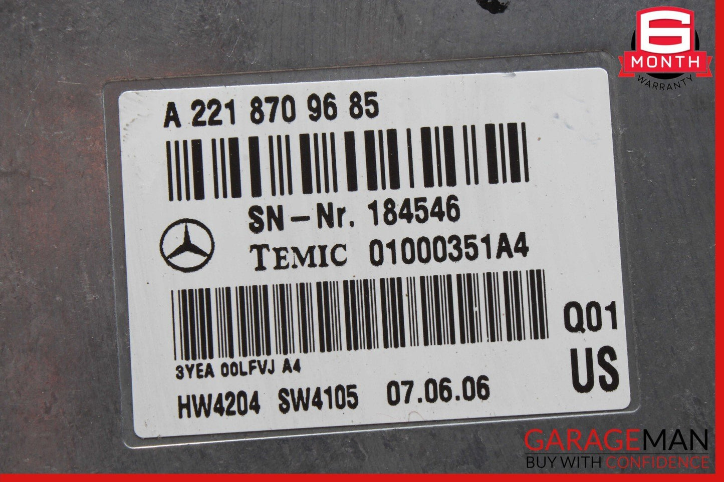 07-14 Mercedes W221 S550 CL550 Bluetooth Communication Module 2218709685 OEM