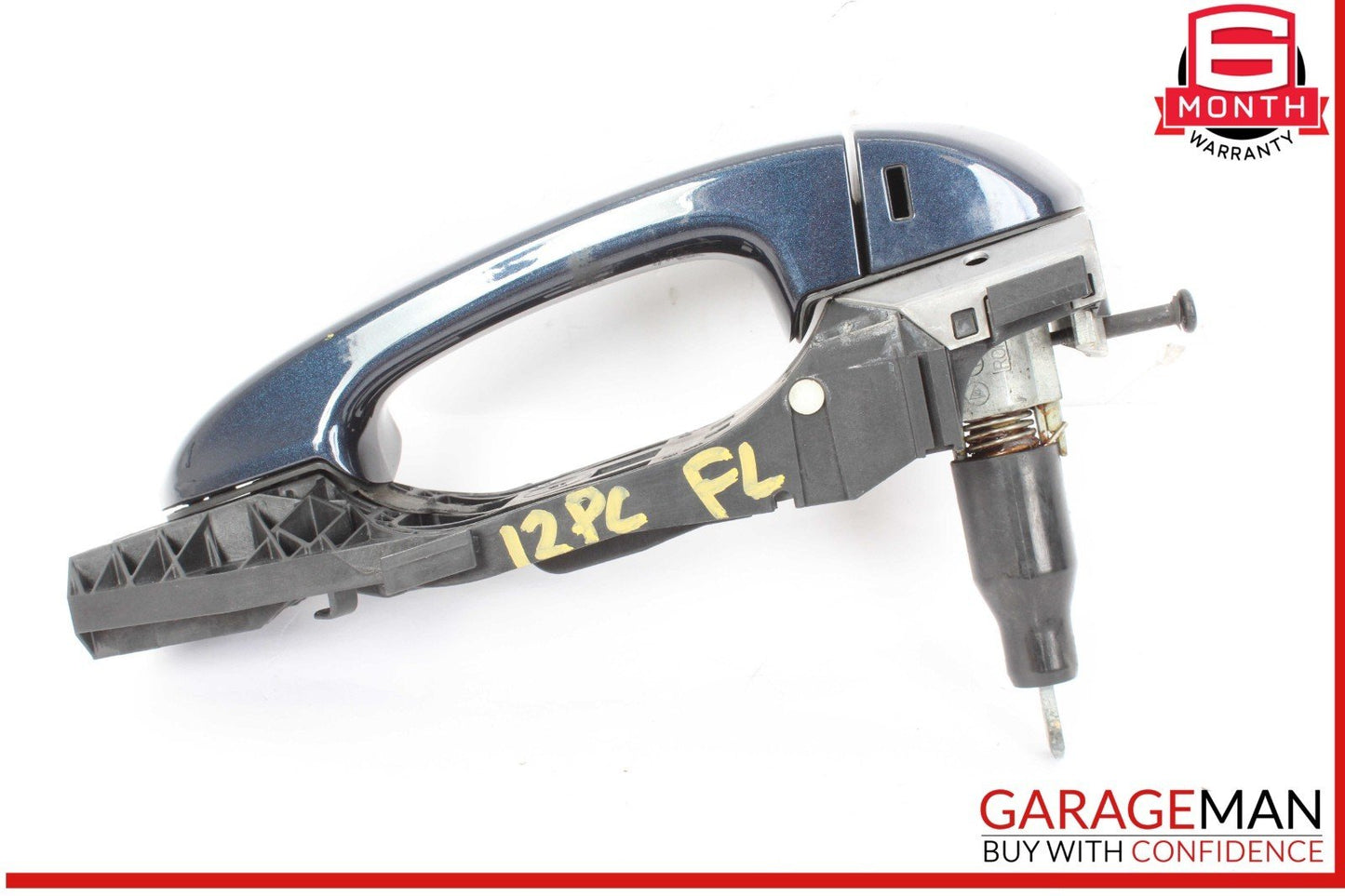 11-18 Porsche Cayenne 958 Front Left Driver Side Exterior Door Handle Blue OEM